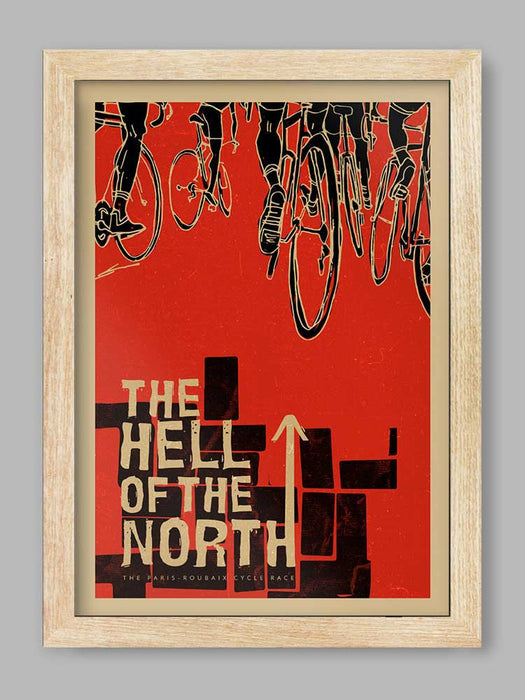 The Hell of the North Cycling Poster Print