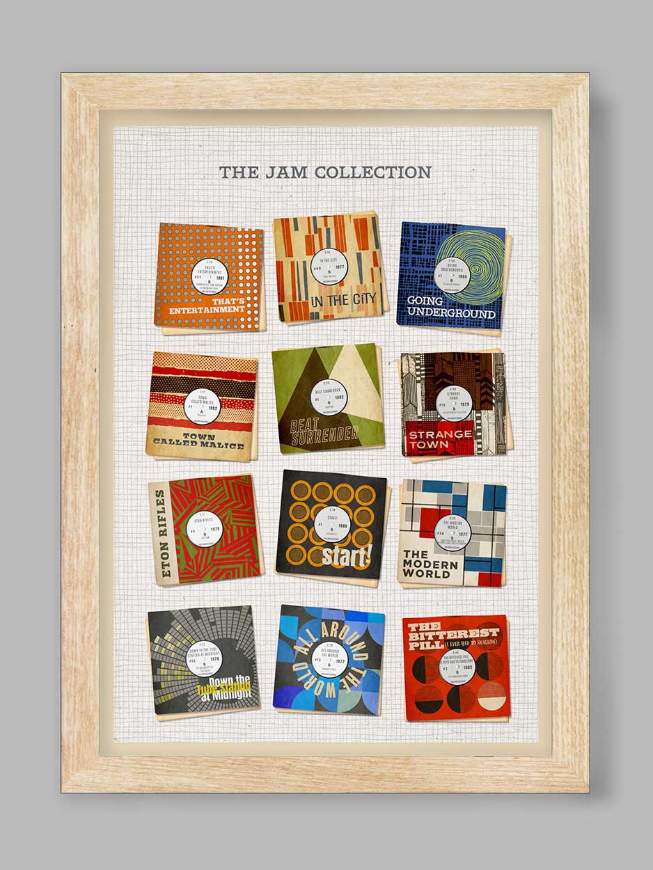 The Jam Collection - Music Poster Print