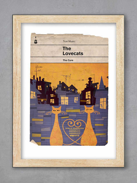 The Lovecats - The Cure Book Poster Print