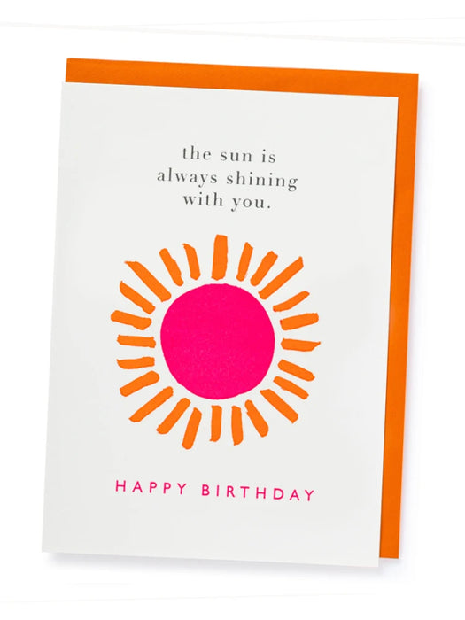 the sun is always shining card