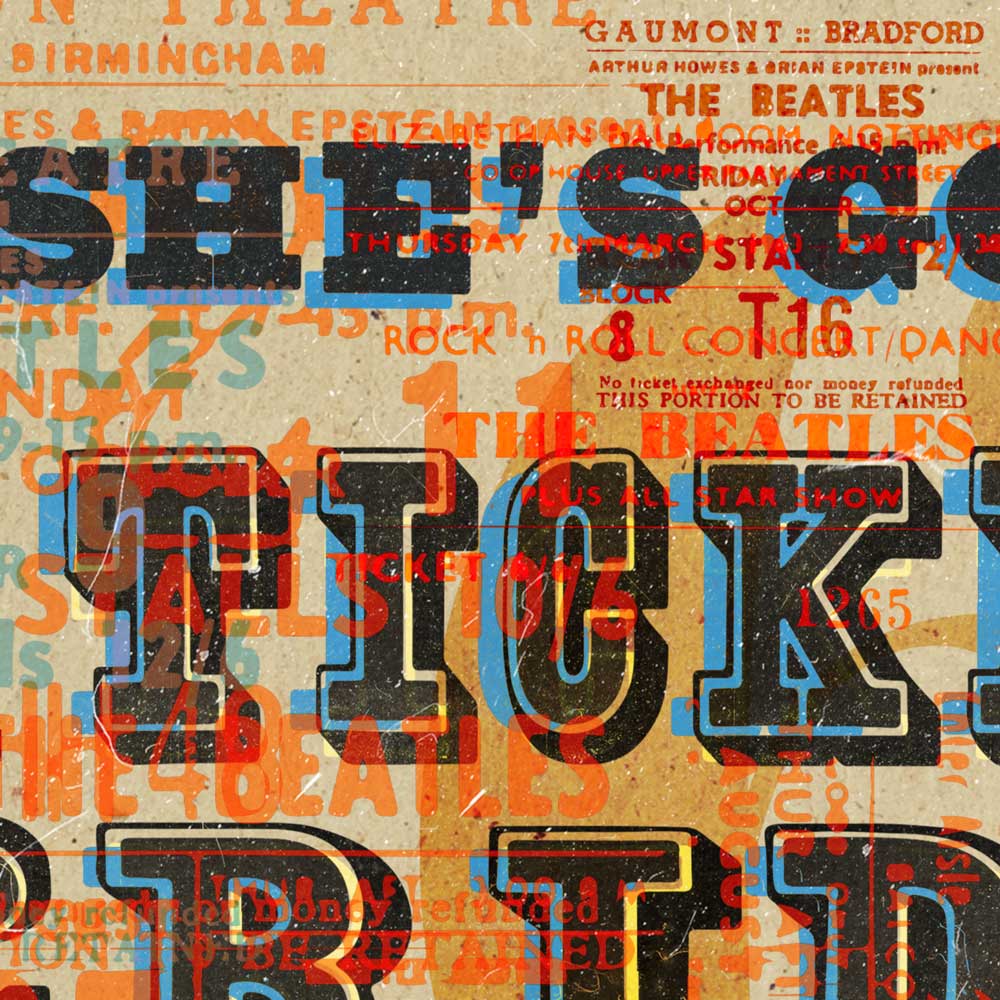 Ticket To Ride Music Poster Print