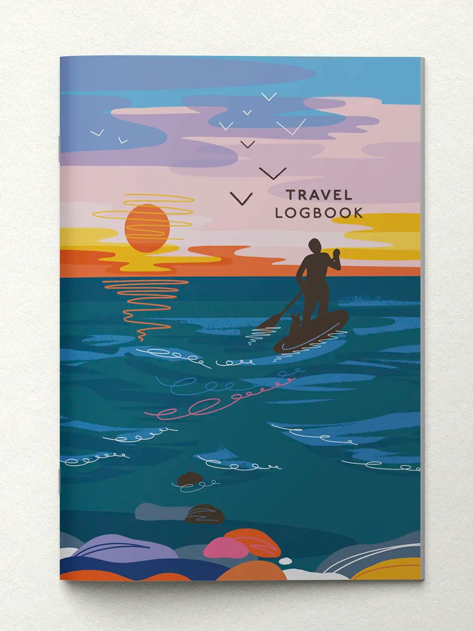 This A5 travel logbook is perfect for keeping a record of your travels. With space for 35 metres you can document all of your special memories in one place.