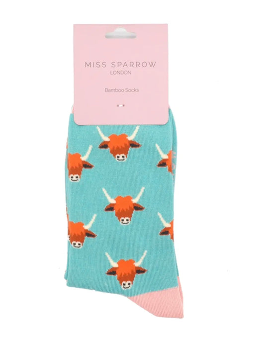highland cow socks 