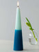 Two Tone Cone Candle - Blue and Green Kitchen and Dining REX 