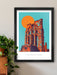 Tynemouth Priory - Poster Print. Dating back to the 7th Century, Tynemouth Priory sits above at the mouth of the River Tyne.