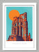 Tynemouth Priory - Poster Print. Dating back to the 7th Century, Tynemouth Priory sits above at the mouth of the River Tyne.