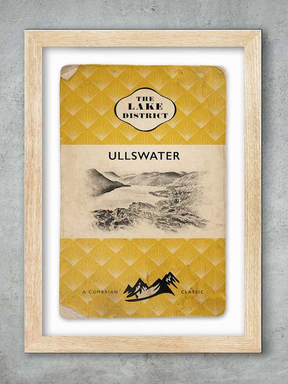 Ullswater Vintage Style Poster print