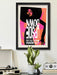 Upside Down - Music Poster Print. Abstract minimalist style, Diana style.