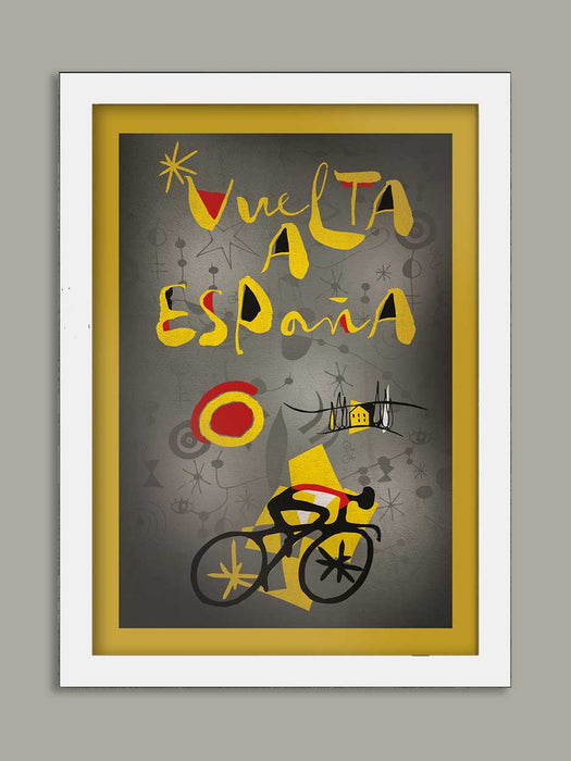 Vuelta a Espana 'Miró' Cycling Poster Print