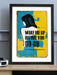 wake me up before you go go poster print