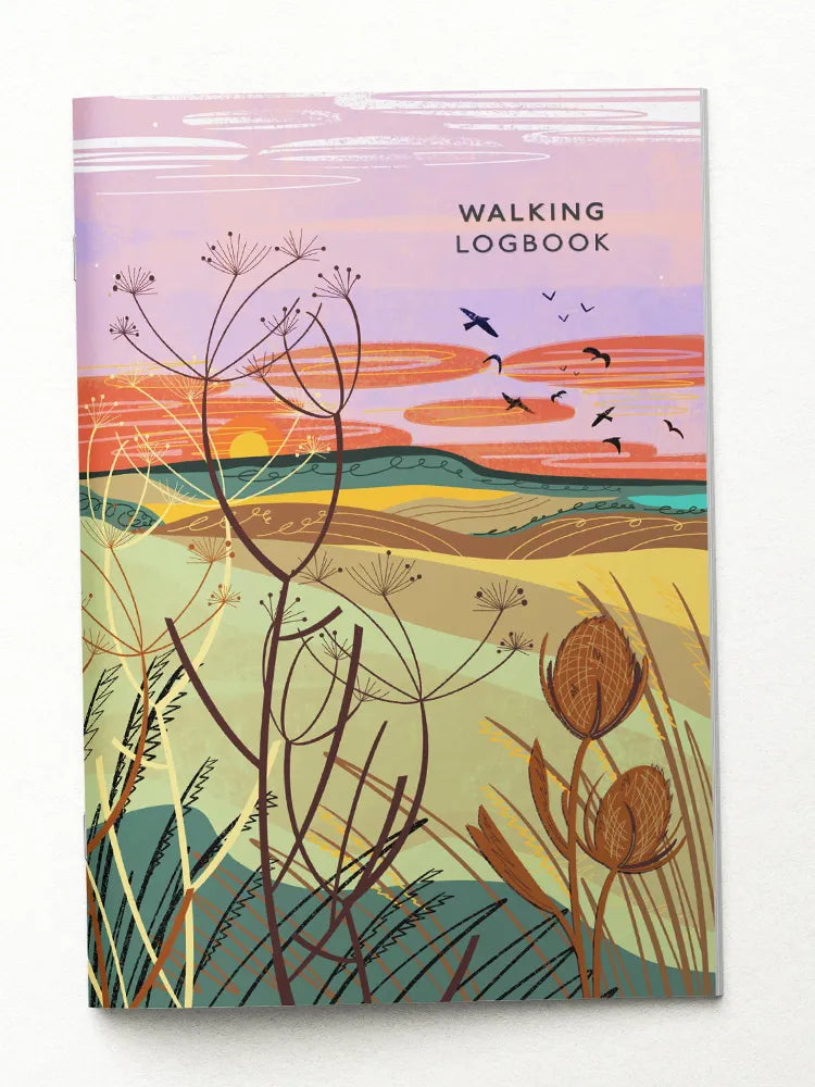 walking logbook notebook