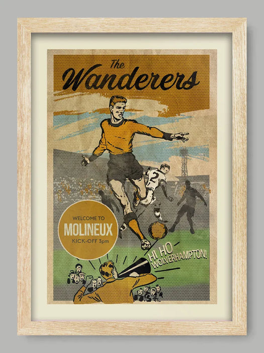 The Wanderers, Wolverhampton Wanderers - Football Poster Print