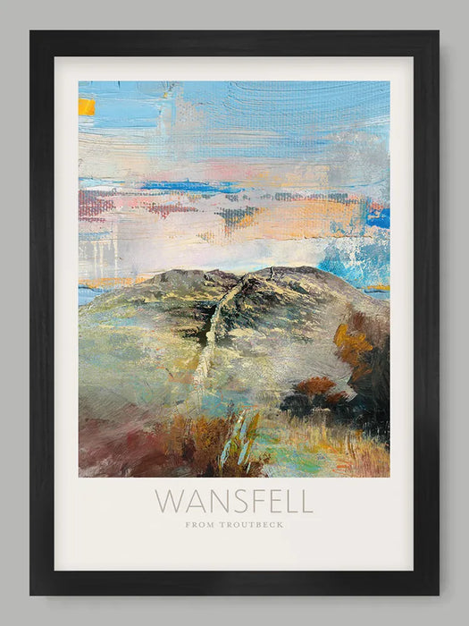 Wansfell From Troutbeck  - Lake District Poster Print