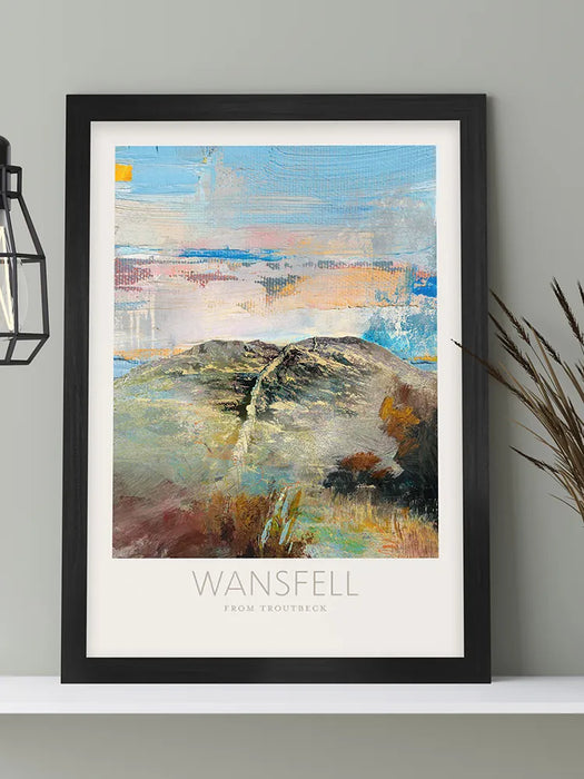 Wansfell From Troutbeck  - Lake District Poster Print