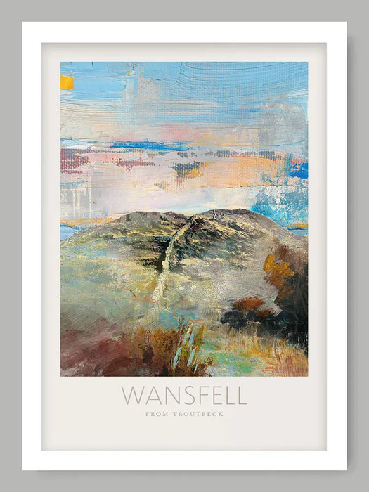 Wansfell From Troutbeck  - Lake District Poster Print