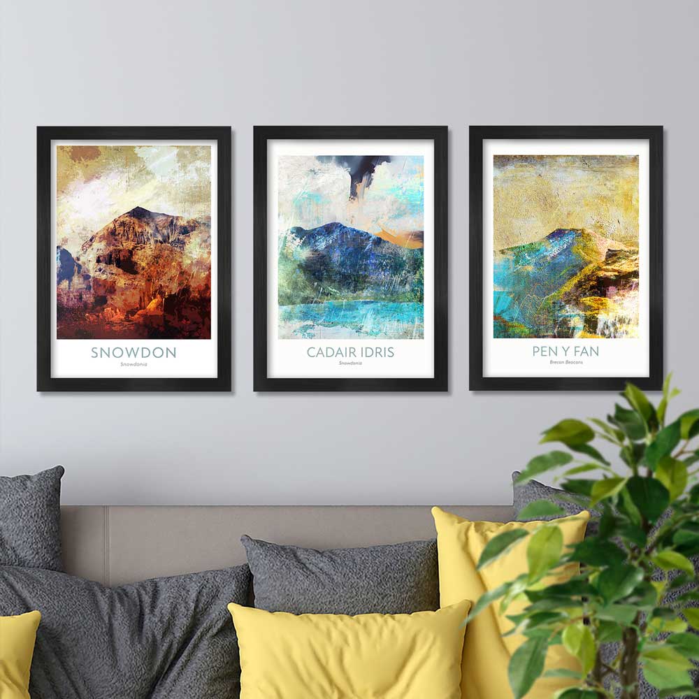 Welsh 3 Peaks Print Bundle Posters The Northern Line 