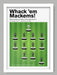 Whack 'em Mackems - Newcastle United Poster Print. Team line-up graphic from the Mags iconic 5-1 victory over fierce rivals Sunderland in the Premier League.
