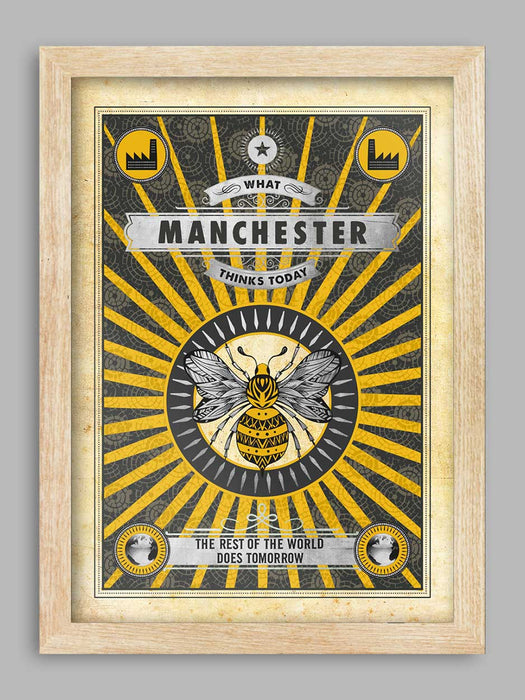 What Manchester Thinks - Poster print