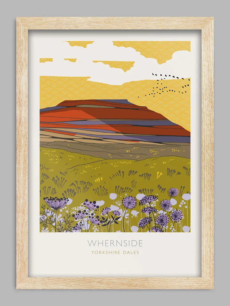 Whernside - Yorkshire Dales Print. The highest of the 3 Yorkshire Peaks.