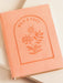 pink vegn leather notebook