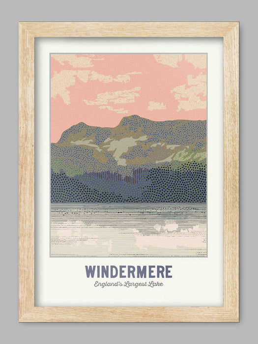 Windermere - England's Largest Lake - Lake District Poster Print