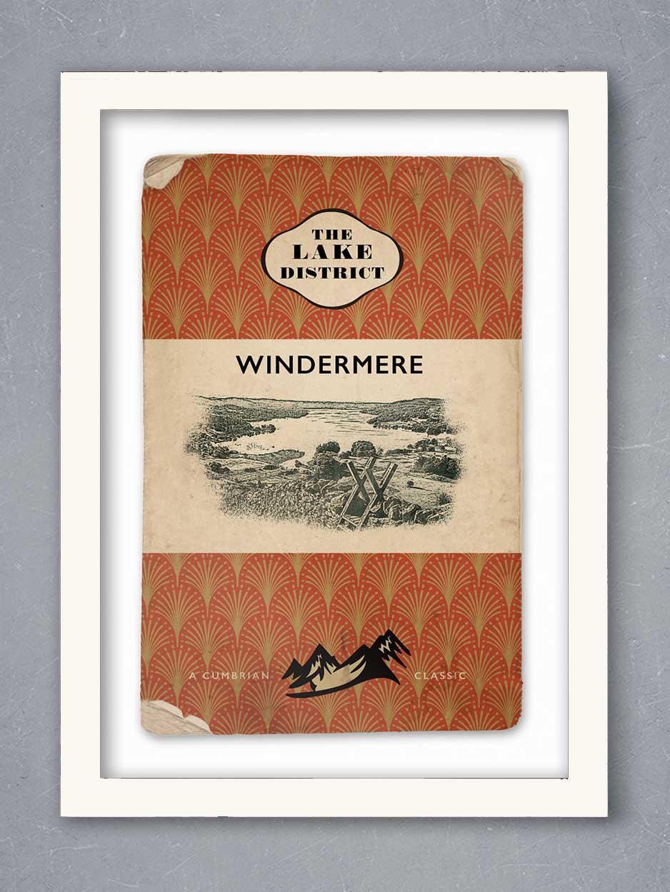 Windermere Vintage Style Poster Print