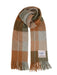 woodland check wool scarf