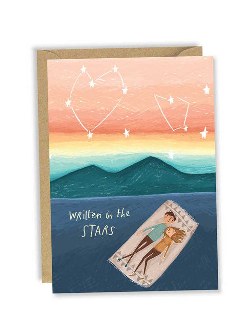 Written in the stars - Blank Greeting Card card Joy Nevada 