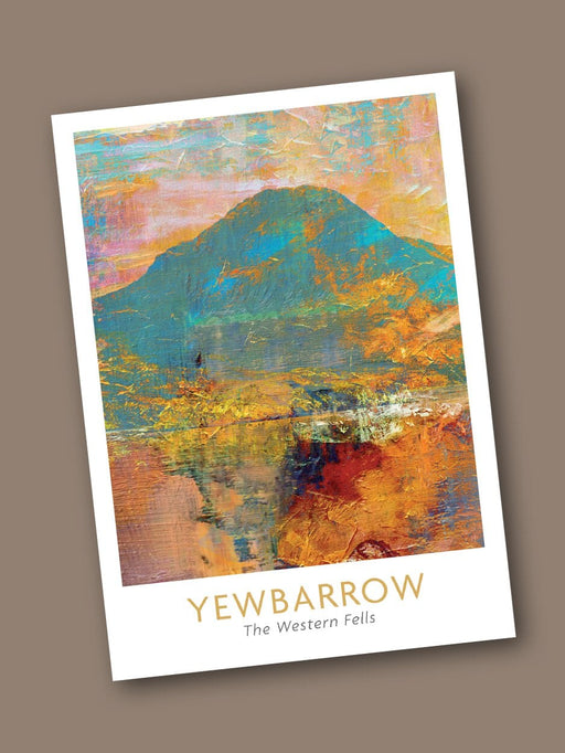 Yewbarrow Abstract - Blank Greeting Card card The Northern Line 
