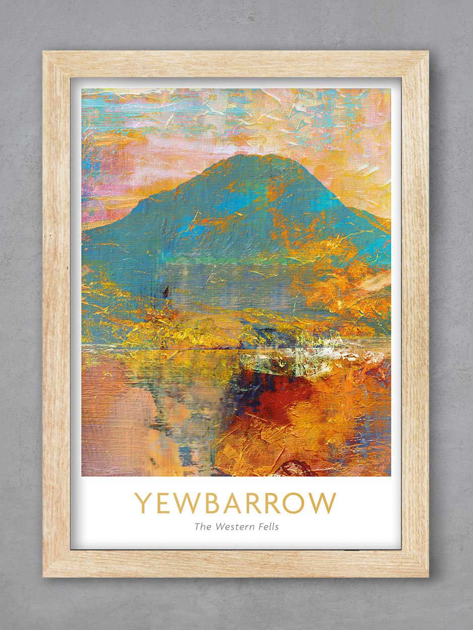 Yewbarrow - Abstract Poster print