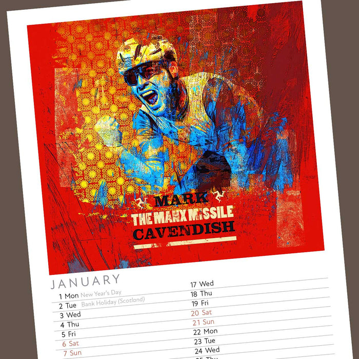 2024 Cycling Calendar - Cycling Icons Posters The Northern Line 