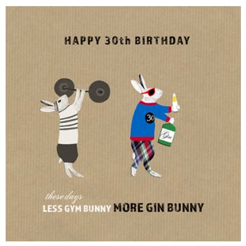 30th birthday card