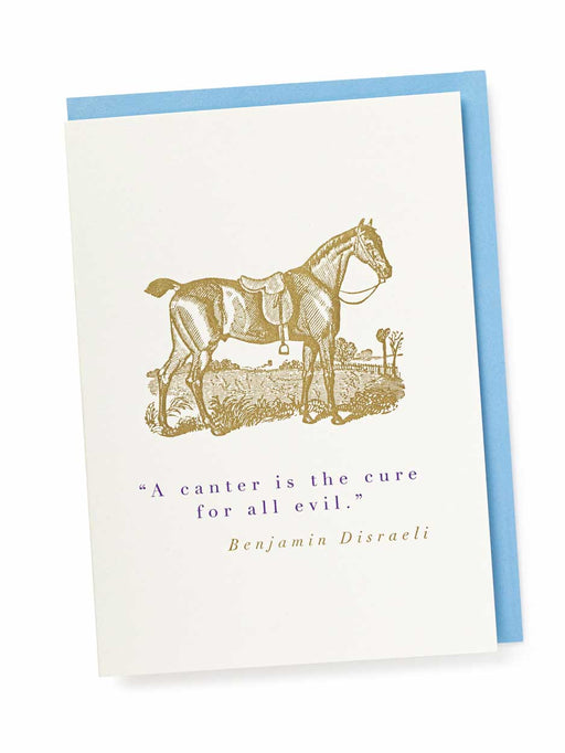 Canter greeting card