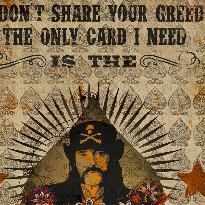 Lemmy motorhead poster print ace of spades  image detail
