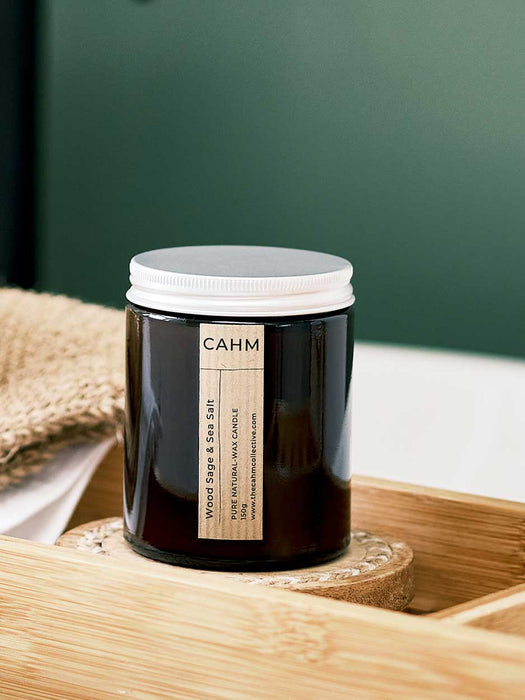 Amber Jar Luxury Candle - The CAHM Collective Gift TNL 