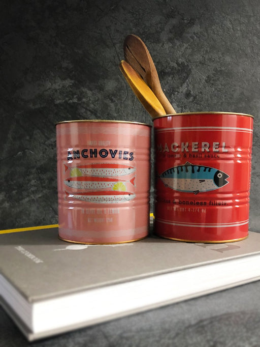 anchovies & mackerel storage tins