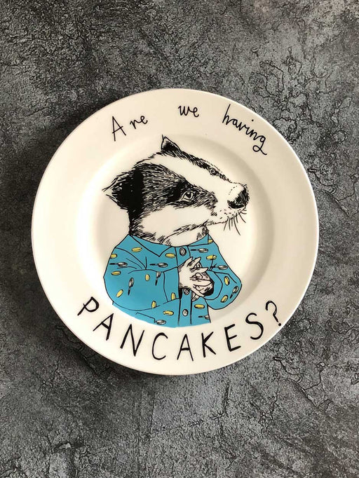 Are we having Pancakes? - Side Plate classic homeware jimbobart 