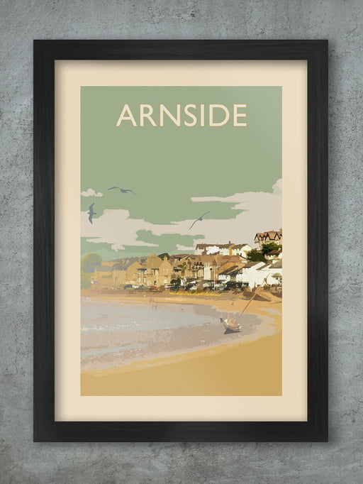 Arnside - Retro railway styled print