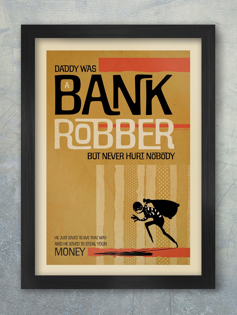 Bankrobber - Music Poster Print — The Northern Line