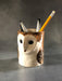barn owl pencil pot