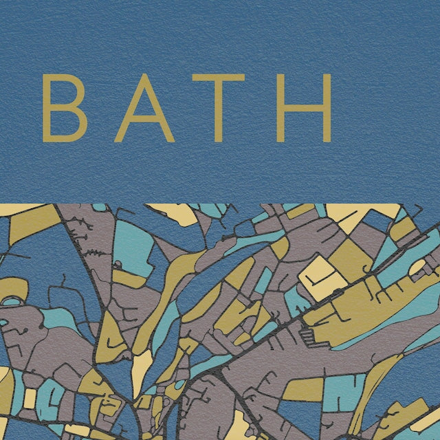 Bath Map Print