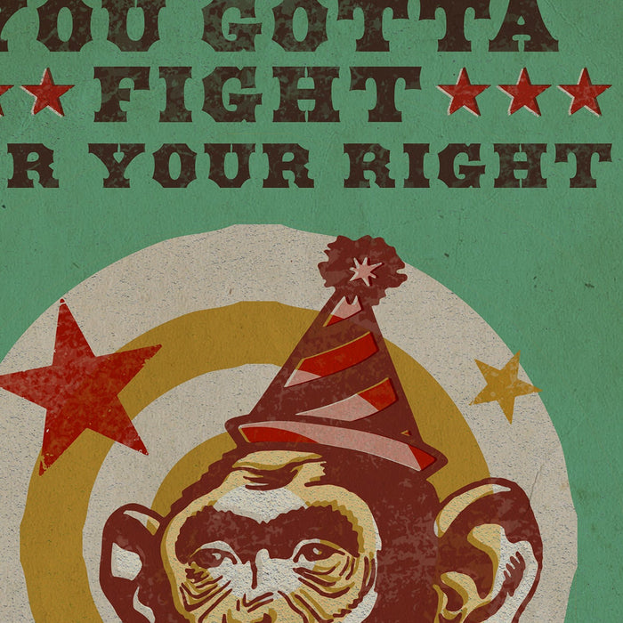 Beastie Boys Fight For Your Right Poster