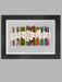 beatles by the book A4 poster