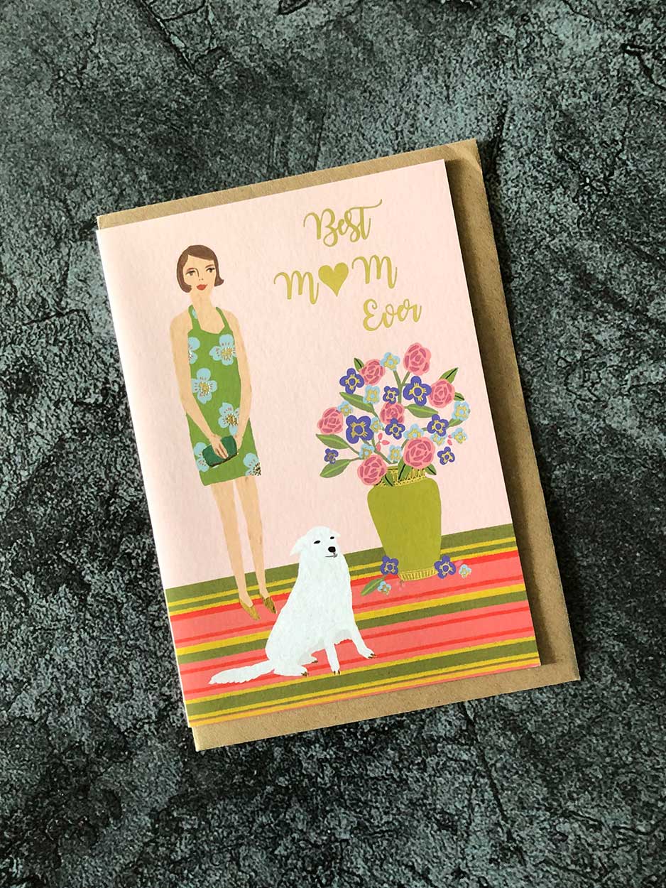 Best mum ever mothers day card