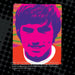 George Best pop art styled poster recalling the great Northern Ireland footballer's years with manchester United.
