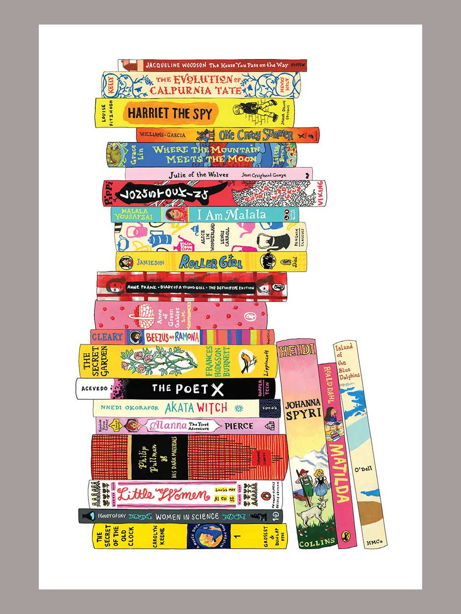Bibliophile - Box Set of 50 Literary-themed Postcards Books Bookspeed 