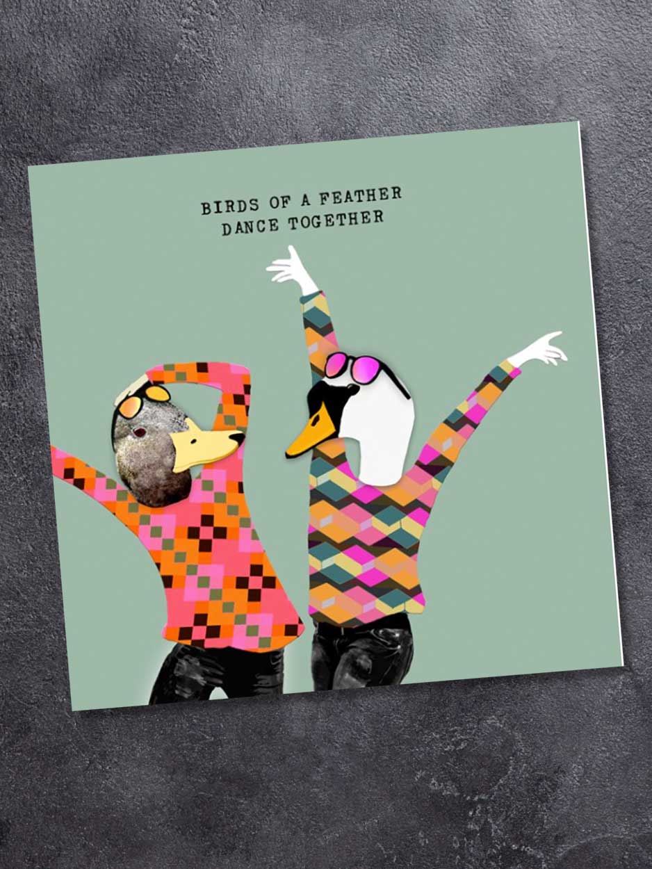 birds of a feather card