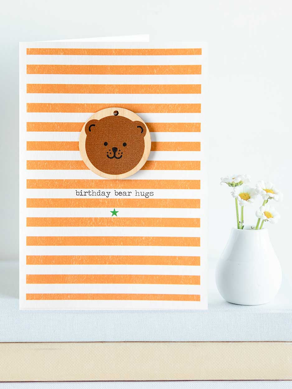 birthday bear card