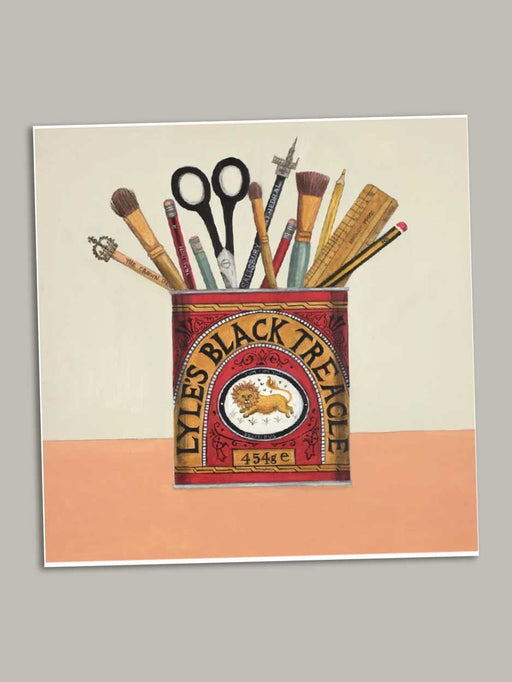 black treacle greeting card