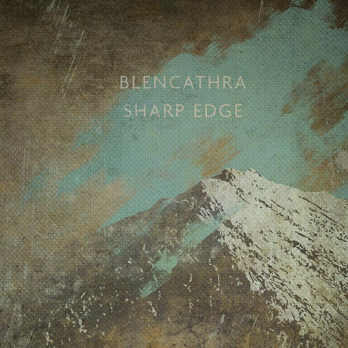 Blencathra poster, dramatic rendition of Blencathra and the iconic 'Sharp Edge' ascent.